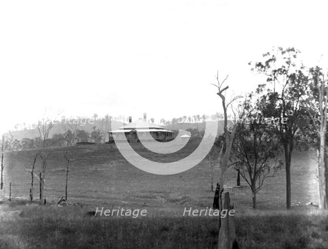 Country 'Queenslander' house, possibly Canungra Coomera region, 1888. Creator: Robert Augustus Henry L'Estrange.