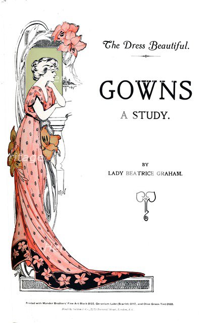 Gowns - A Study, by Lady Beatrice Graham', 1907. Artist: Soldan & Co.