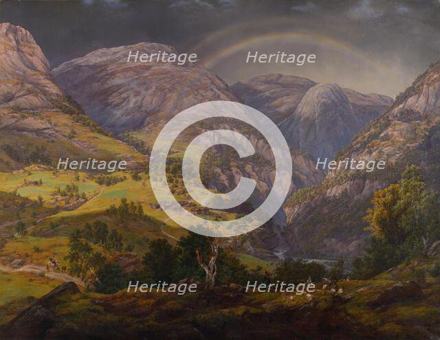 View from Stalheim, 1842. Creator: Dahl, Johan Christian Clausen (1788-1857).