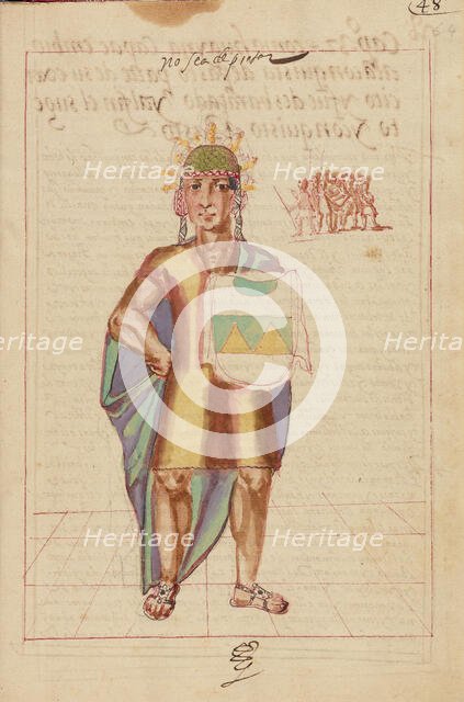 Huayna Capac, completed in 1616. Creator: Unknown.