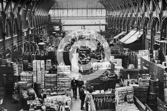 Fruit department, Covent Garden, London, 1926-1927. Artist: Unknown