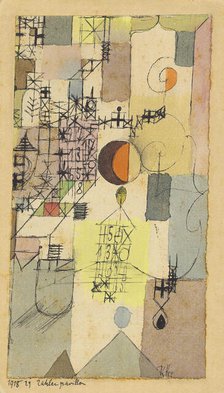 Zahlenpavillon (Pavilion of Numbers), 1918. Creator: Klee, Paul (1879-1940).
