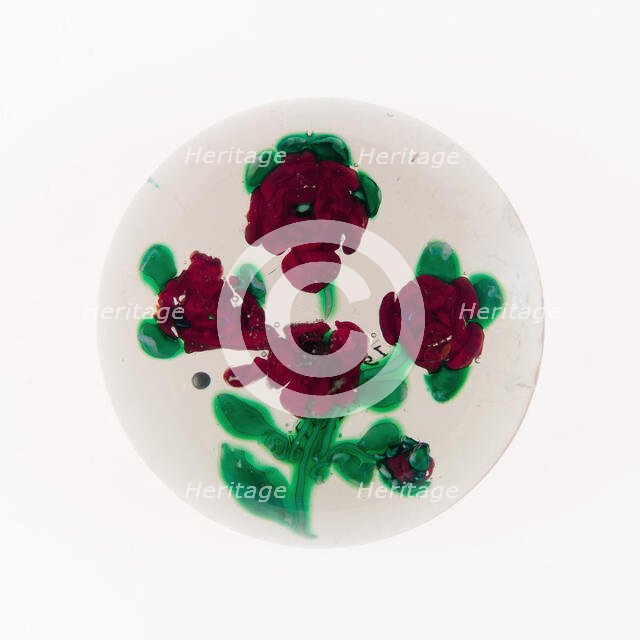 Paperweight, Clichy, 19th century. Creator: Clichy Glassworks.