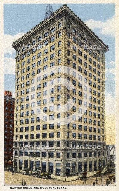 Carter Building, Houston, Texas, USA, 1914. Artist: Unknown