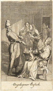 Illustration for 'Life of a Badly Brought Up Young Lady', 1779. Creator: Daniel Nikolaus Chodowiecki.