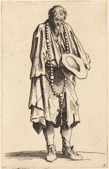 Beggar with Rosary, c. 1622. Creator: Jacques Callot.