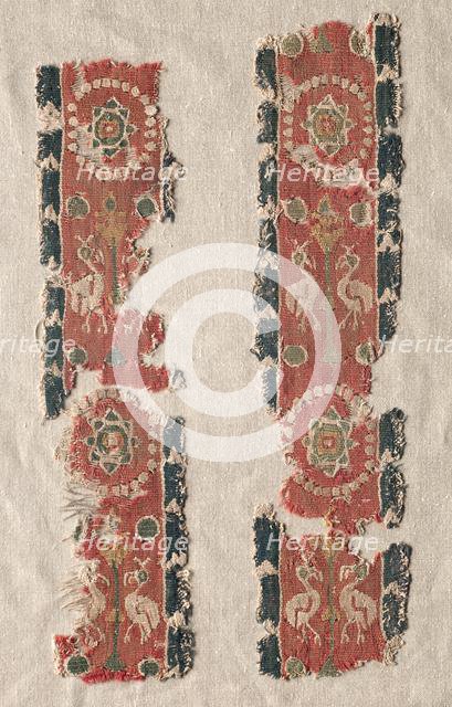 Fragmentary Band, Probably Part of a Clavus, 800s. Creator: Unknown.