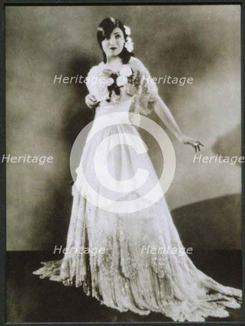 Rosa Ponselle (1897-1981) as Violetta in Opera La Traviata by Giuseppe Verdi, 1931.