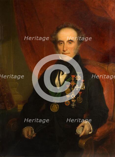 Portrait Of Sir Edward Thomason (1769-1849), 1849. Creator: Samuel Colman.