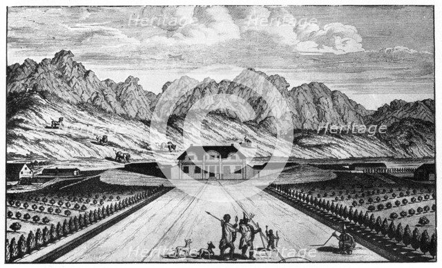 Vergelegen wine estate, South Africa, 18th century (1931). Artist: Unknown