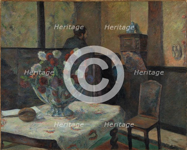 Intérieur du peintre Paris, rue Carcel, 1881. Creator: Gauguin, Paul Eugéne Henri (1848-1903).