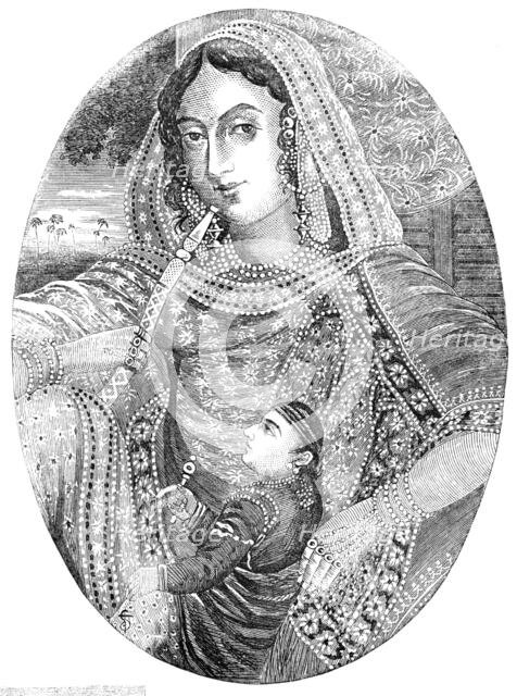 The Ex-Queen of Oude (Lucknow), 1857. Creator: Unknown.