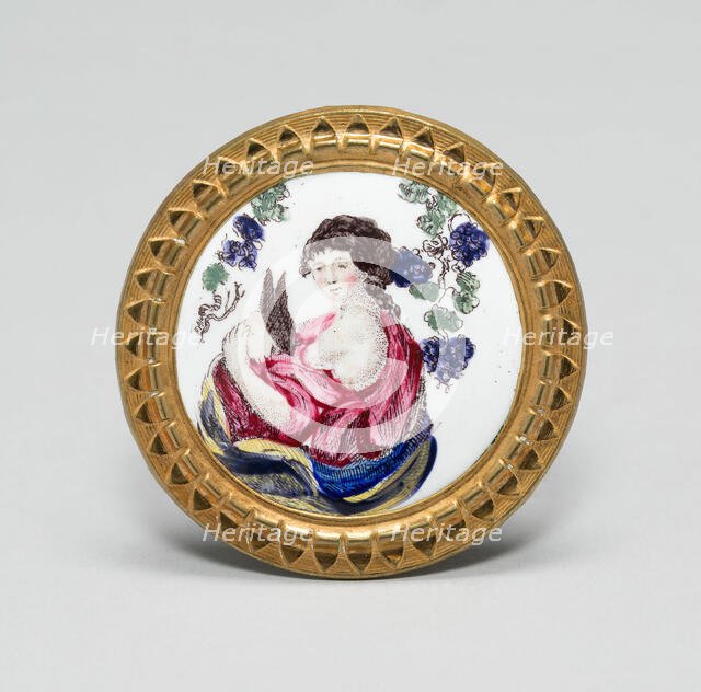 Cloak Pin (Knob or Tieback), England, 1810/30. Creator: Unknown.