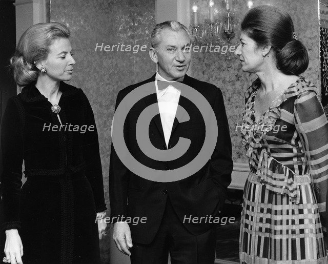 General Haim Bar-Lev (1924-1994), JPA Dinner, Royal Lancaster Hotel, 1972. Artist: Unknown