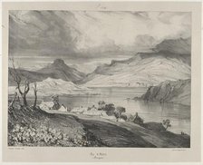 Lac d'Aidat, 1831. Creator: Godefroy Engelmann.