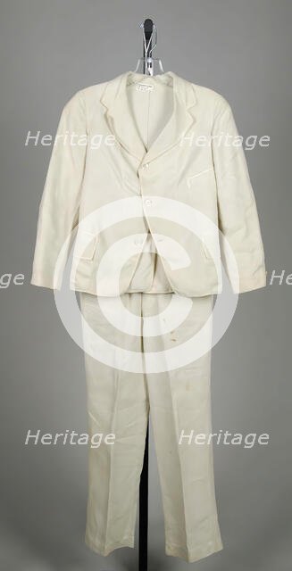 Suit, American, 1860-69. Creator: Unknown.