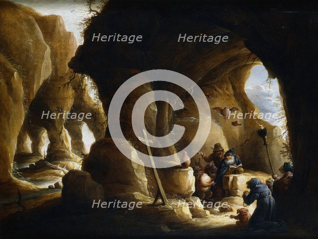 'The Temptation of St Anthony', c1649-1670. Artist: Abraham Teniers