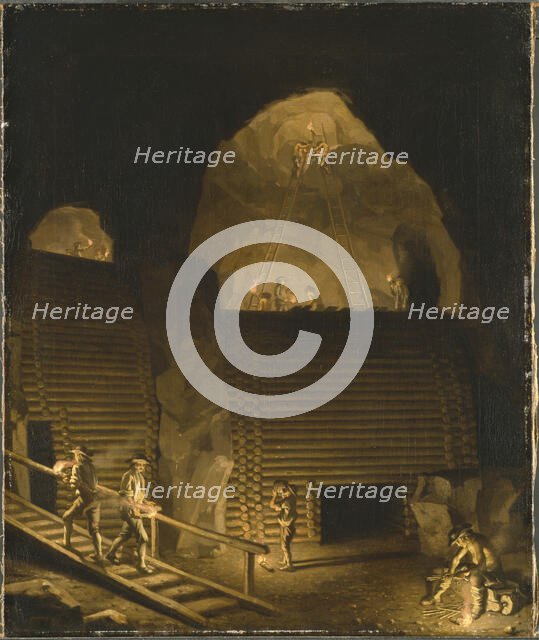 Falun Copper Mine, c18th century. Creator: Per Hillestrom.