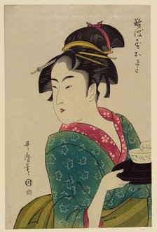 Naniwaya Okita, 1793. Creator: Utamaro, Kitagawa (1753-1806).