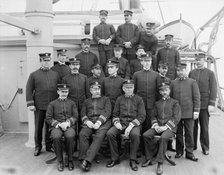 U.S.S. Buffalo officers, between 1898 and 1901. Creator: Unknown.