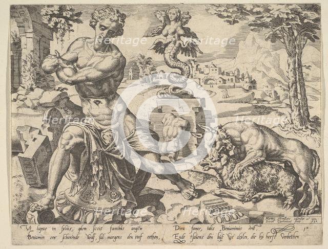 Benjamin, from the series The Twelve Patriarchs, 1550. Creator: Dirck Volkertsen Coornhert.