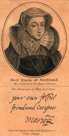 Mary, Queen of Scots, (1542-1587). Artist: Unknown