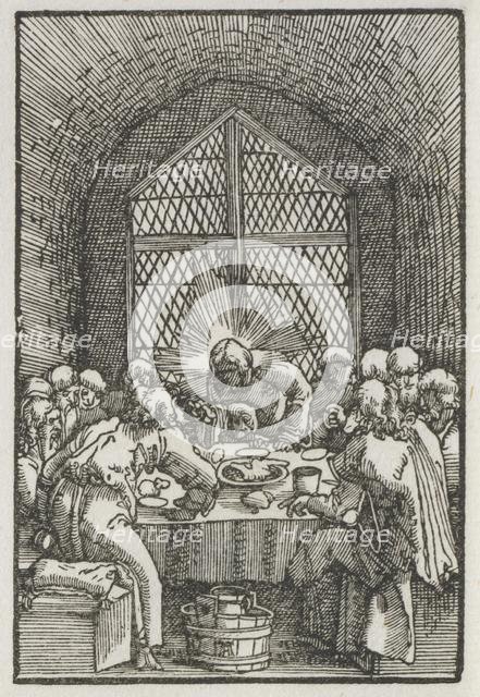 The Fall and Redemption of Man: The Last Supper, c. 1515. Creator: Albrecht Altdorfer (German, c. 1480-1538).
