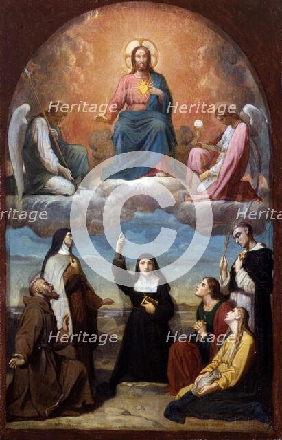Esquisse pour l'église de la Trinité : Le Sacré Coeur, c.1870. Creator: Romain Cazes.