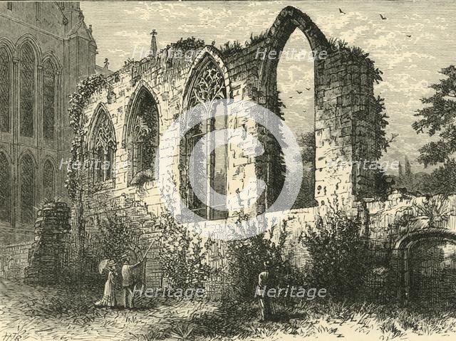 'Ruins of the Guesten Hall', 1898. Creator: Unknown.