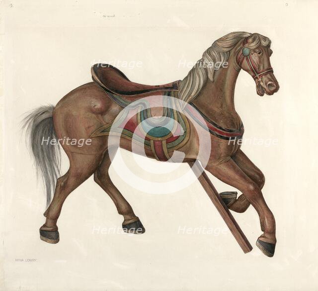 Hobby Horse, 1935/1942. Creator: Mina Lowry.
