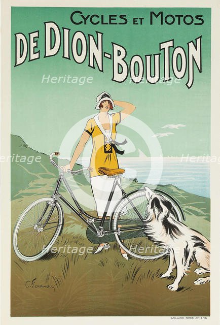 Cycles et Motos de Dion-Bouton, 1920s. Creator: Fournery, Félix (1865-1938).