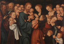 Christ Blessing the Children (Let the little children come to me), after 1537.
