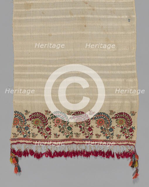 Towel, Mytilene, 18th century. Creator: Unknown.