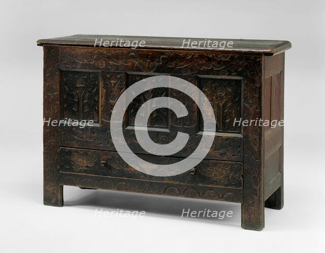Chest, c. 1710. Creator: Unknown.