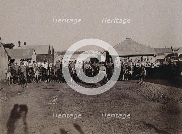South Africa: the Bettington's Horse unit, 1896. Creator: Barnett.
