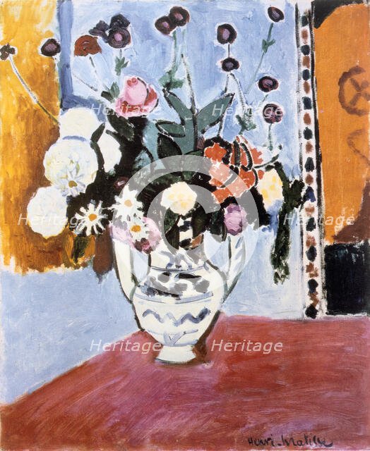 'Bouquet', (Vase with Two Handles), 1907. Creator: Henri Matisse.