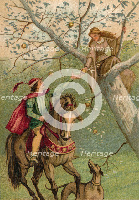 'Two-Eyes and the Knight', 1901. Artist: Edward Henry Wehnert.
