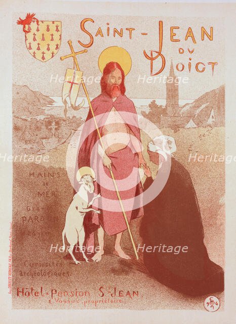 Affiche pour le Pardon de "Saint-Jean-du-Doigt", c1899. Creator: Etienne Moreau-Nelaton.