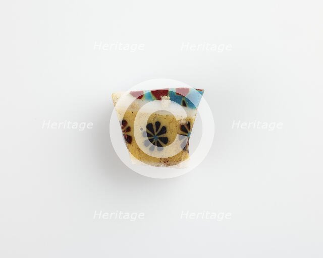 Fragment of inlay. Columnar rod mosaic, Ptolemaic Dynasty or Roman Period, 305 BCE-14 CE. Creator: Unknown.