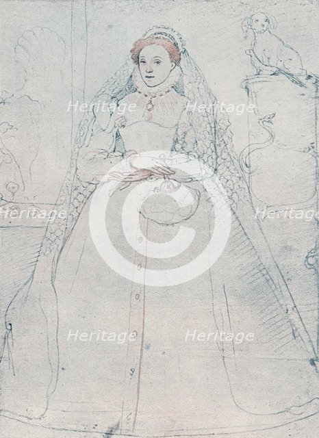 Elizabeth I, Queen of England and Ireland, 1575. Artist: Federico Zuccaro