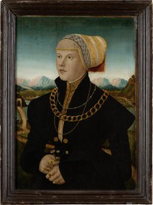 Portrait of Margarete Stralenberg, née Stalburg, 1526. Creator: Conrad Faber von Creuznach.