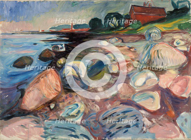 Shore with Red House.