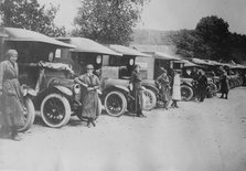 British women ambulance drivers, 27 Jun 1917. Creator: Bain News Service.