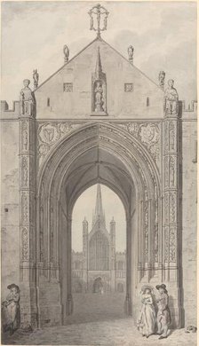 The Erpingham Gate, Norwich, 1791. Creator: John Carter.