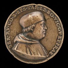 Bernardo de' Rossi, died 1527, Bishop of Treviso 1499, Governor of Bologna [obverse], c. 1519. Creator: Unknown.