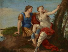 Couple in Love-Angelica and Medor, 2nd half of 18th century. Creator: Unknown.