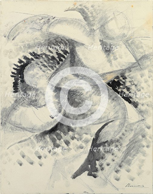 Dynamism of a human body (Dinamismo di un corpo umano).