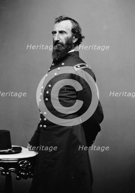 General John A. McClernand, between 1855 and 1865. Creator: Unknown.