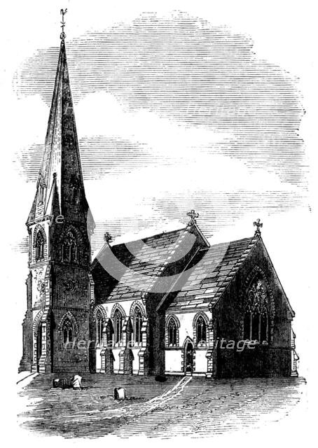 Blackfordby Church, Ashby-de-la-Zouch, 1858. Creator: Unknown.