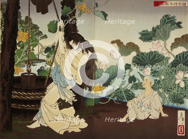 The Story of Tamiya Botaro, 1886. Creator: Tsukioka Yoshitoshi.